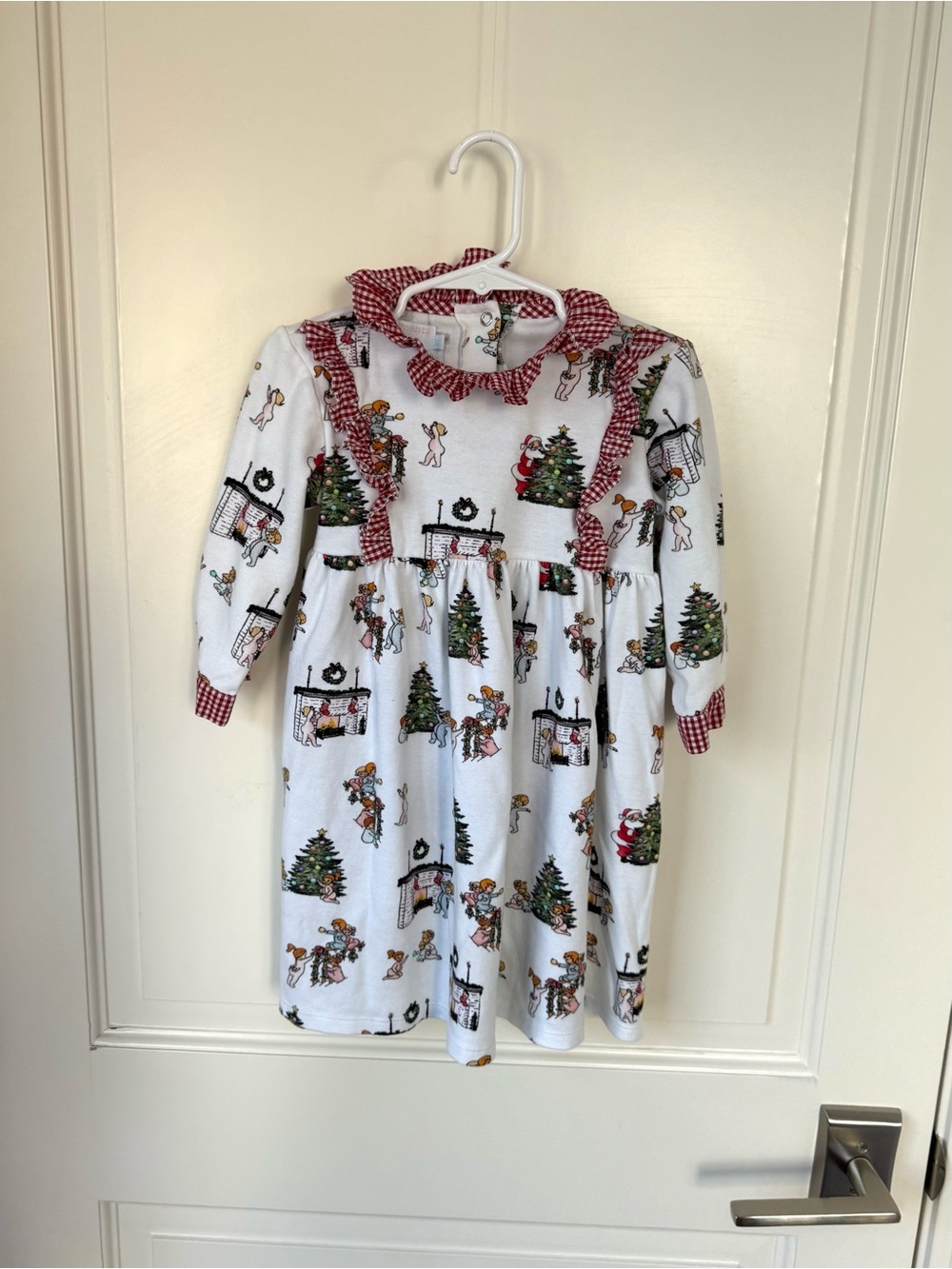 Sal & Pimenta Girls Christmas Eve Santa Dress Nightgown size 2T